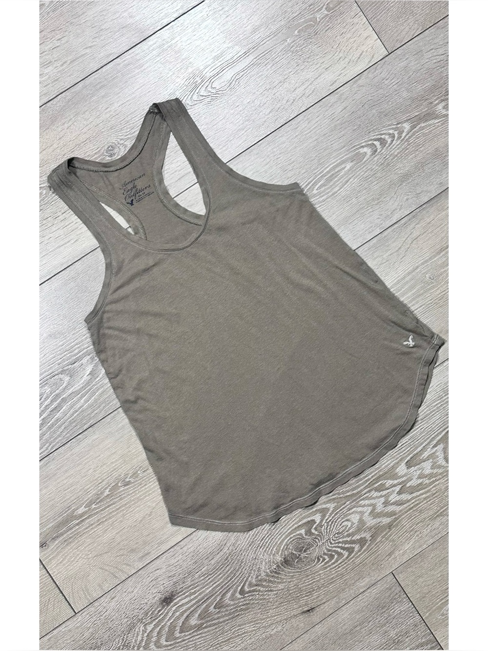 American Eagle Scoop Neck Modal Blend Racerback Tank Top